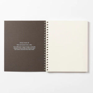 Medium Wirobound Notebook by Coffeenotes - Espresso